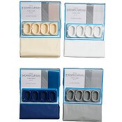 Wholesale - 70" X 72" SOLID SHOWER CURTAIN W/C-HOOKS 4-ASST C/P 24, UPC: 810002208539
